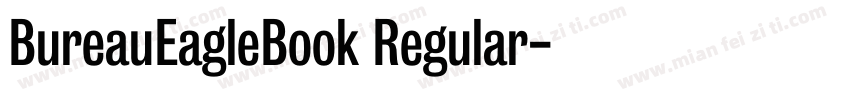 BureauEagleBook Regular字体转换